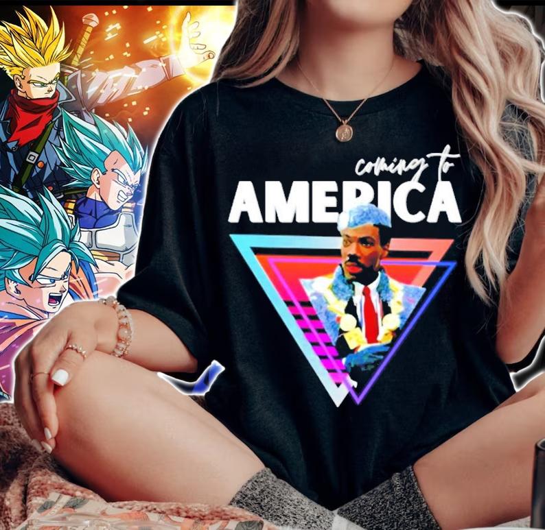 Prince Akeem Comes to America Retro t-shirt woman shirt