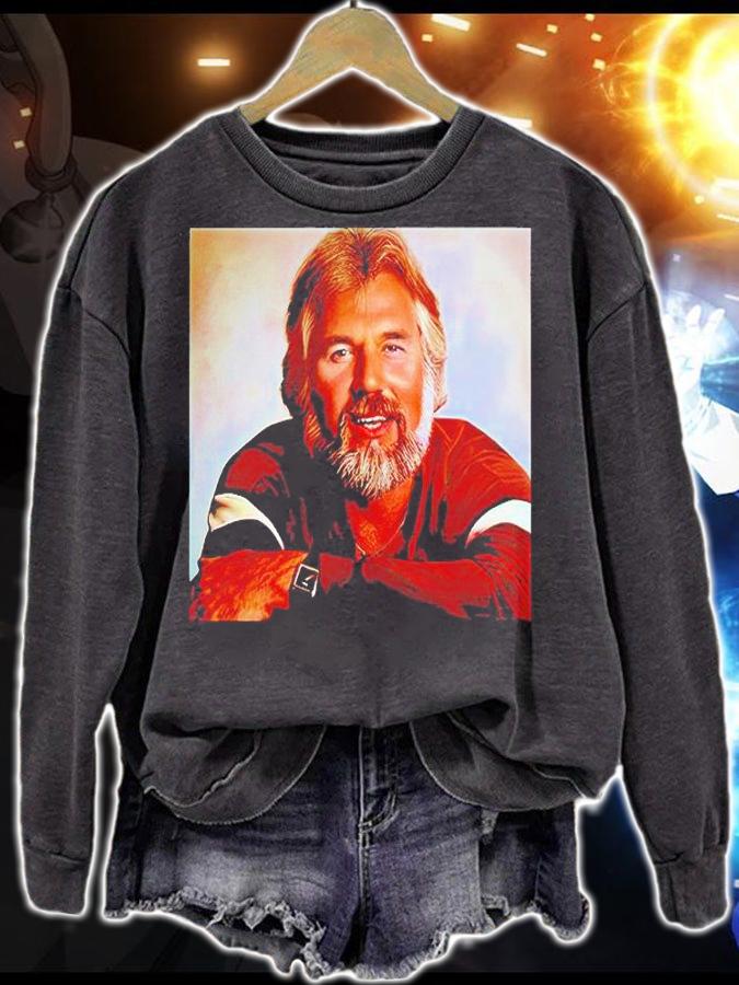 1980s Kenny Rogers T-shirt sweatshirt 1980s Kenny Rogers T-shirt sweatshirt