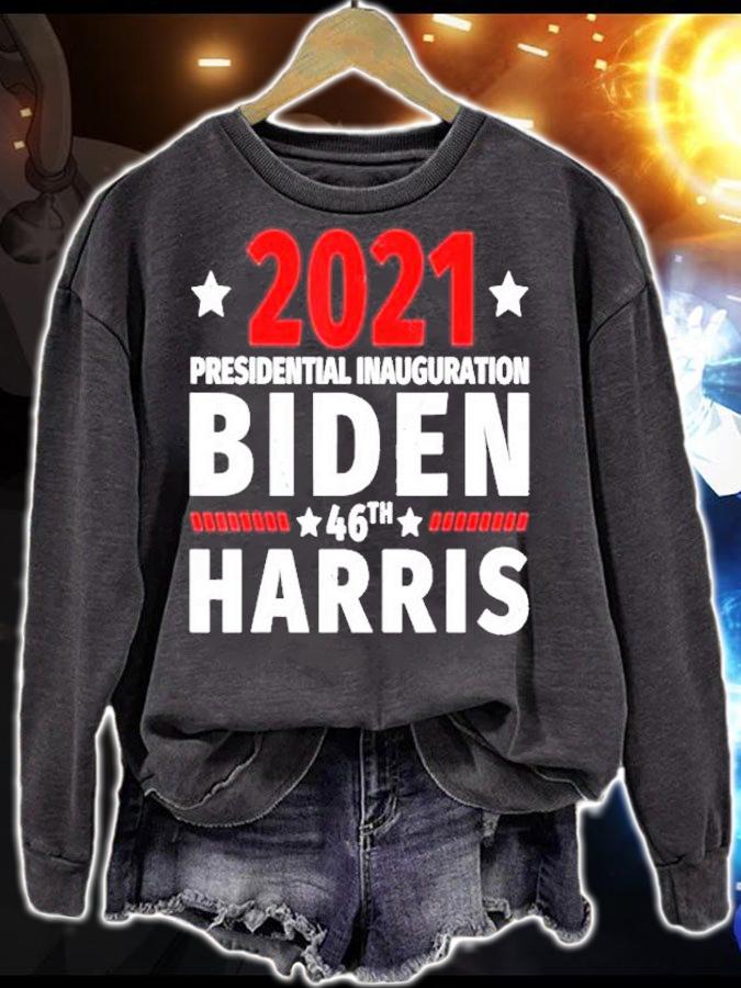 2021 president inauguration Biden 46th Harris political shirt sweatshirt
