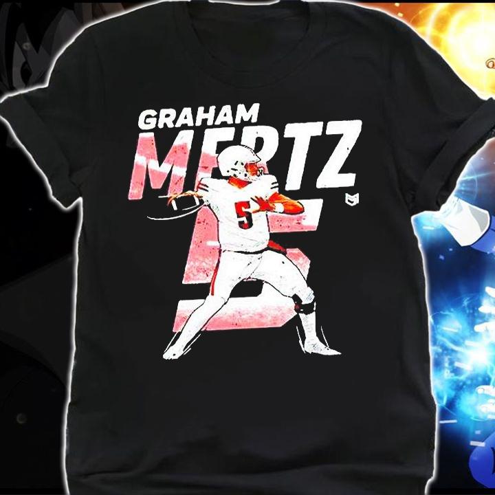 5 Graham Mertz dash T-shirt shirt