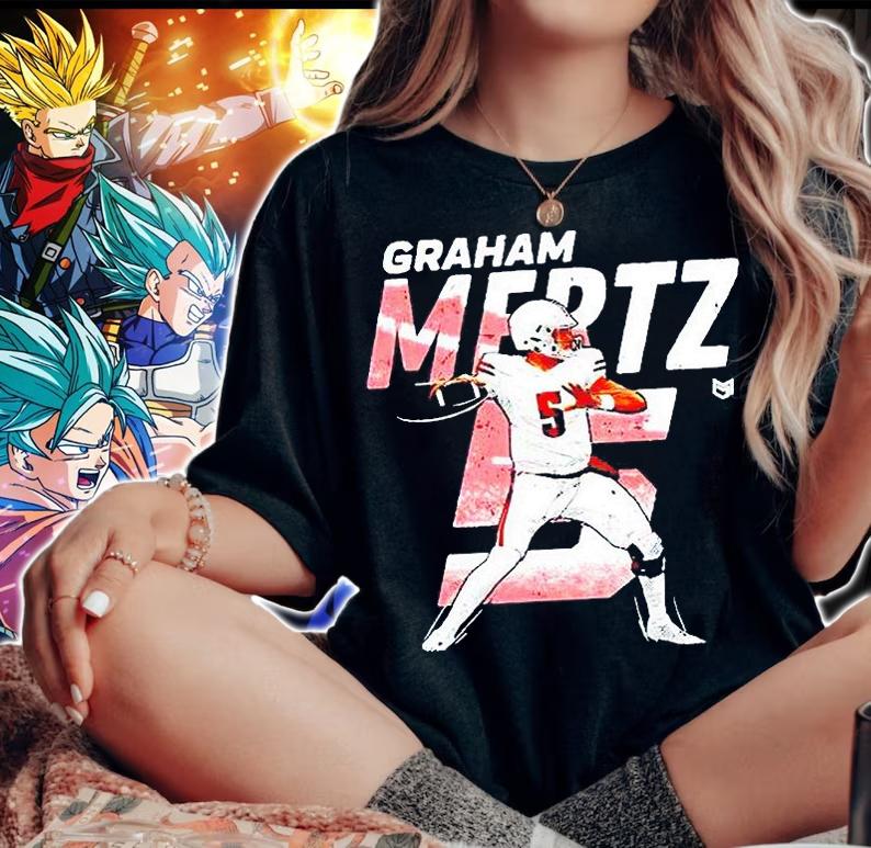 5 Graham Mertz dash T-shirt woman shirt