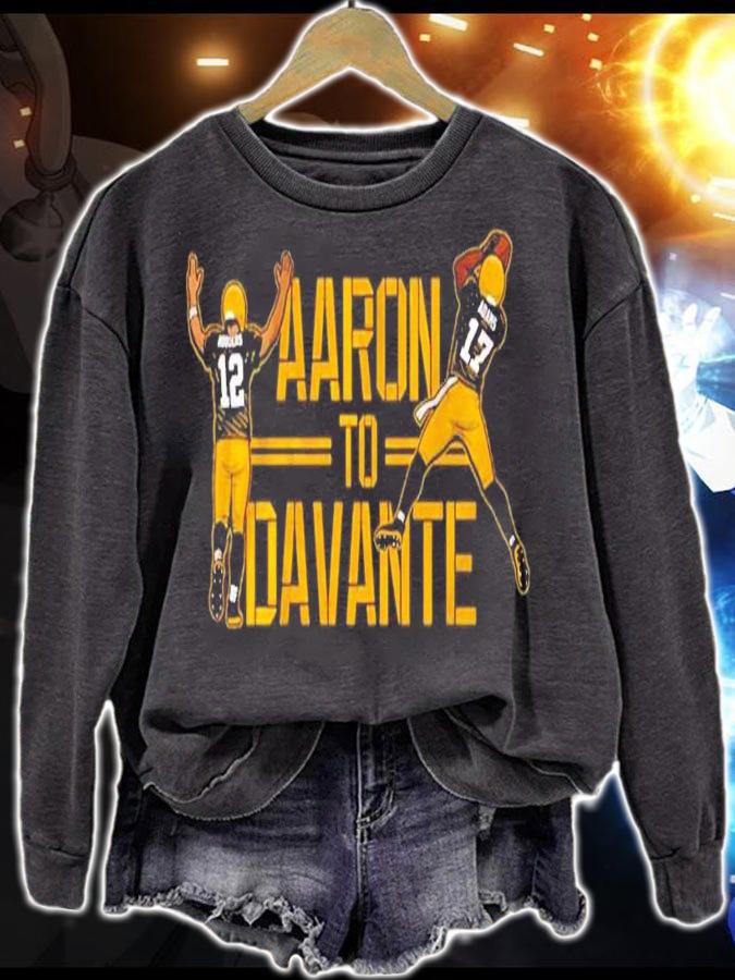 Aaron Rodgers to Davante Adams shirt sweatshirt