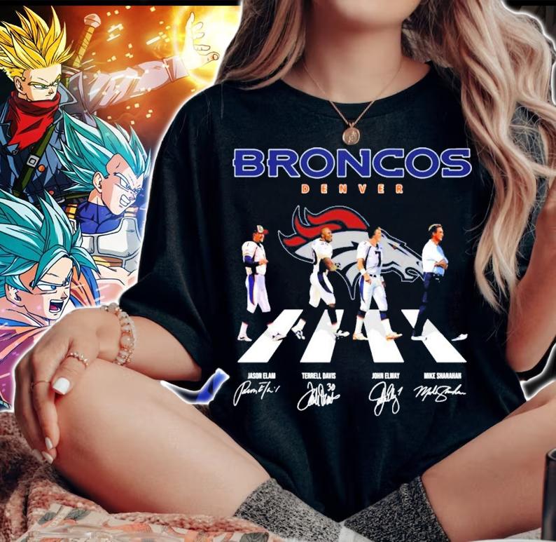 Broncos Denver Abbey Road signatures shirt woman shirt