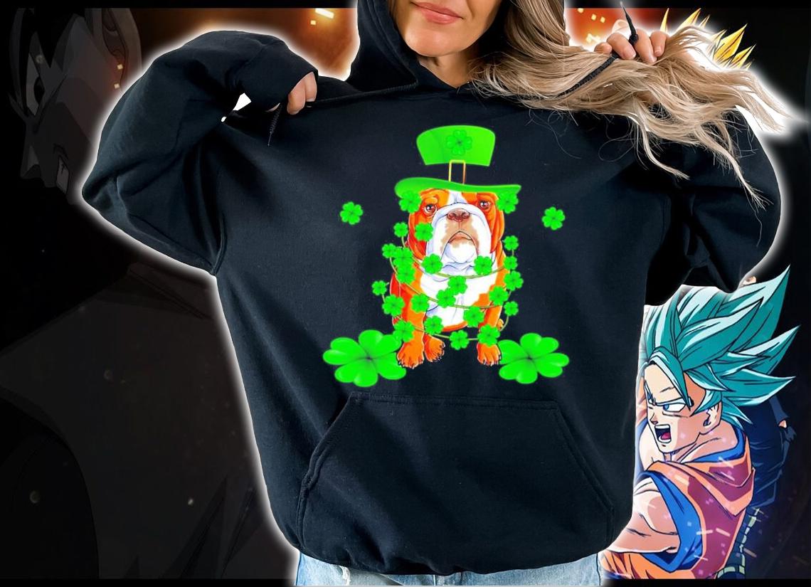 Bulldog St.Pactrick's Day shirt hoodie