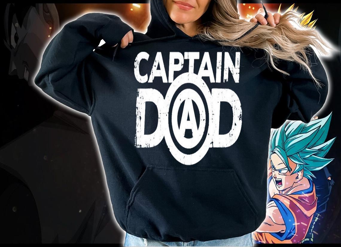 Captain dad Fathers Day t-shirt hoodie