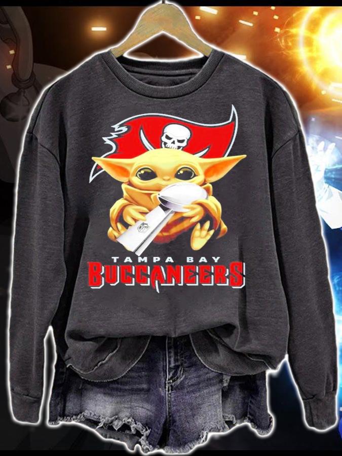 Baby Yoda hug NFL Tampa Bay Cup t-shirt sweatshirt