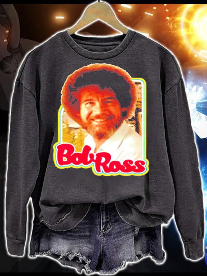 Bob Ross shirt, sweater hoodie and tank top sweatshirt