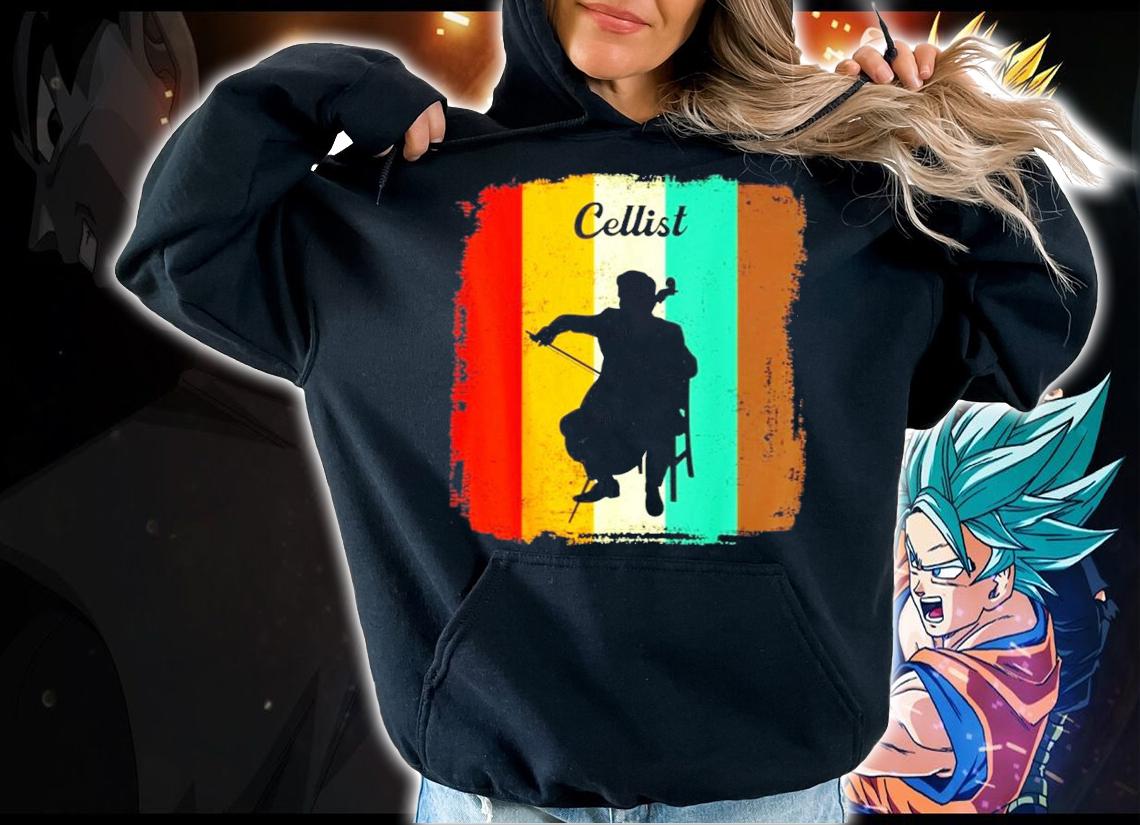 Cello Player vintage shirt hoodie