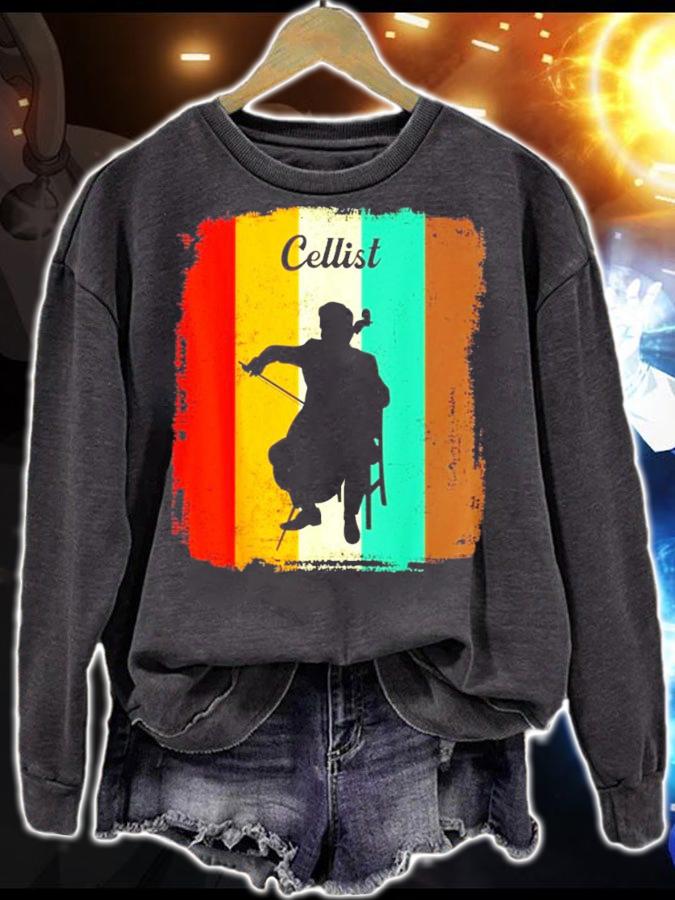 Cello Player vintage shirt sweatshirt