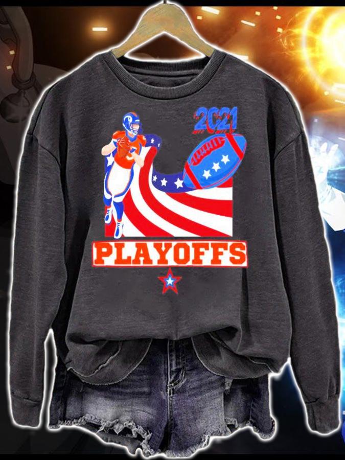 Cleveland Browns Playoffs The Pound 2021 American flag shirt sweatshirt