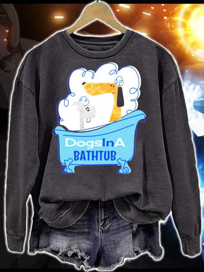 Dogs In A Bathtub shirt sweatshirt