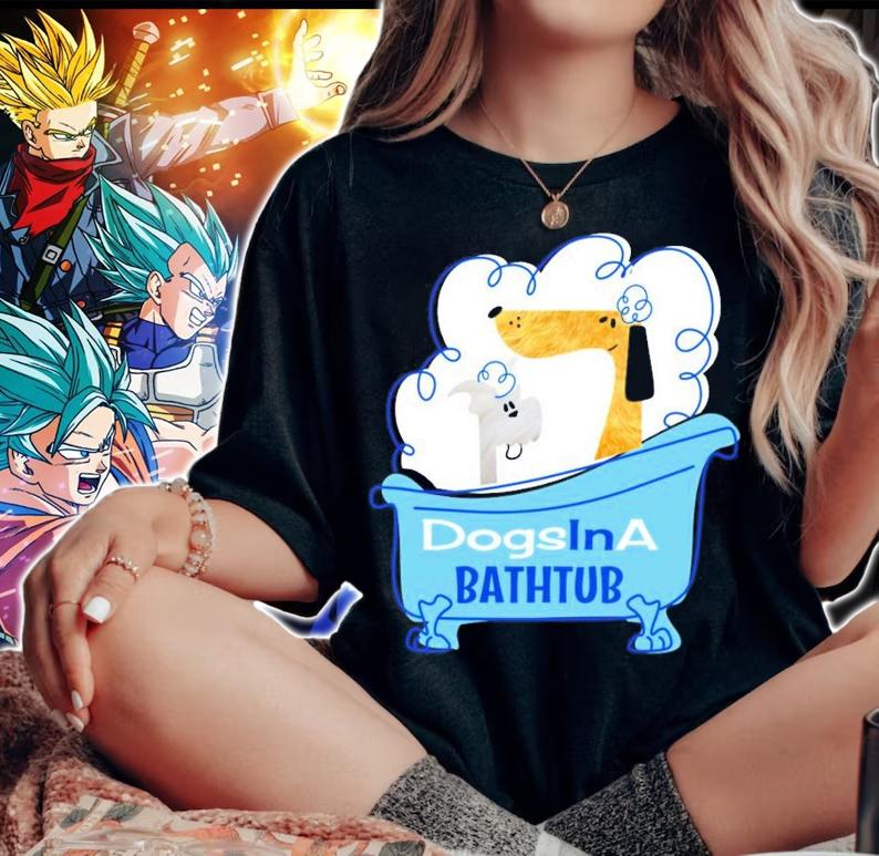 Dogs In A Bathtub shirt woman shirt