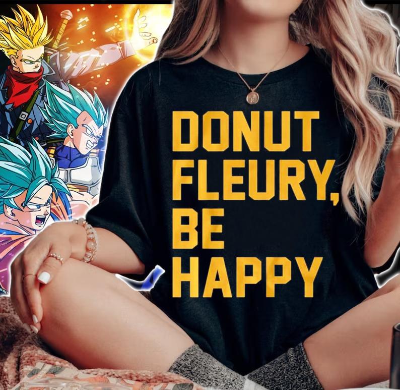 Donut Fleury Be Happy shirt woman shirt