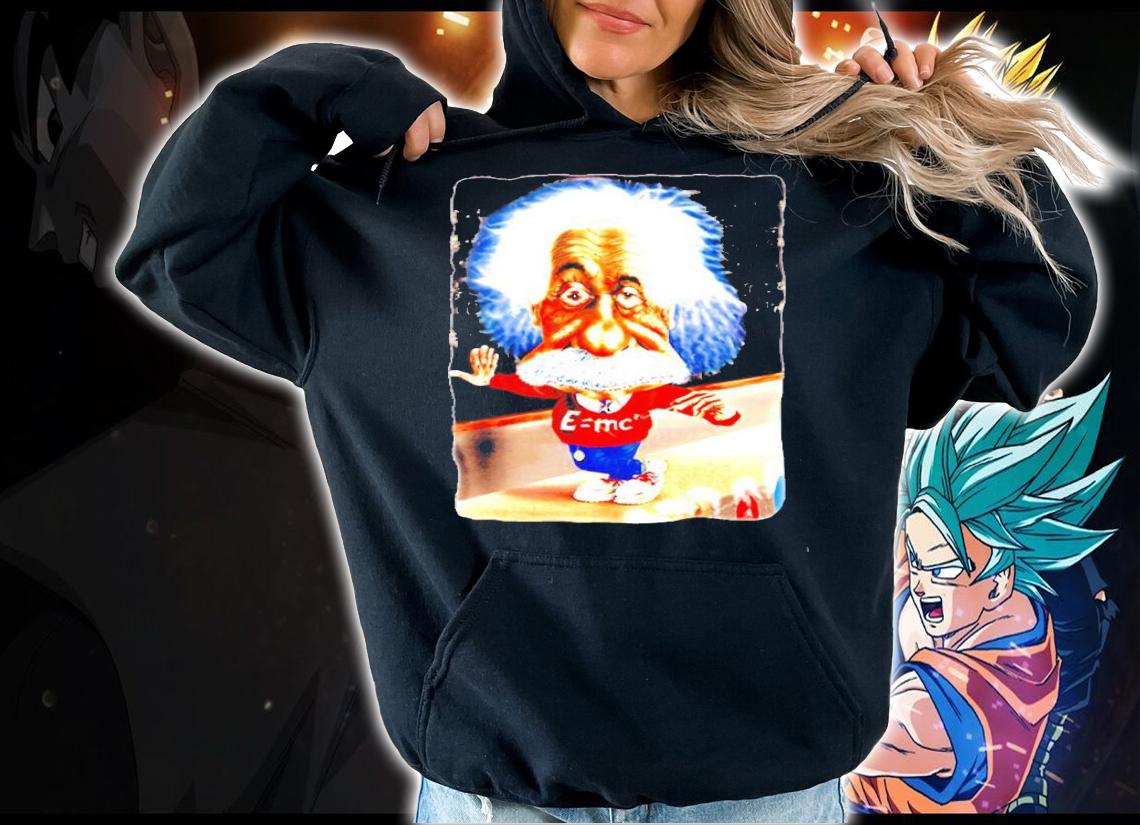 Einstein cartoon poster shirt hoodie