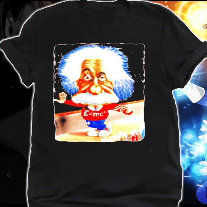 Einstein cartoon poster shirt shirt