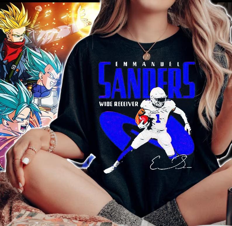 Emmanuel Sanders Wide Receiver Buffalo Football signature T-shirt woman shirt