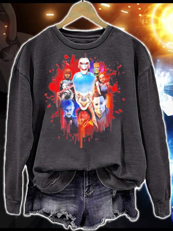 Horror Characters Halloween shirt sweatshirt