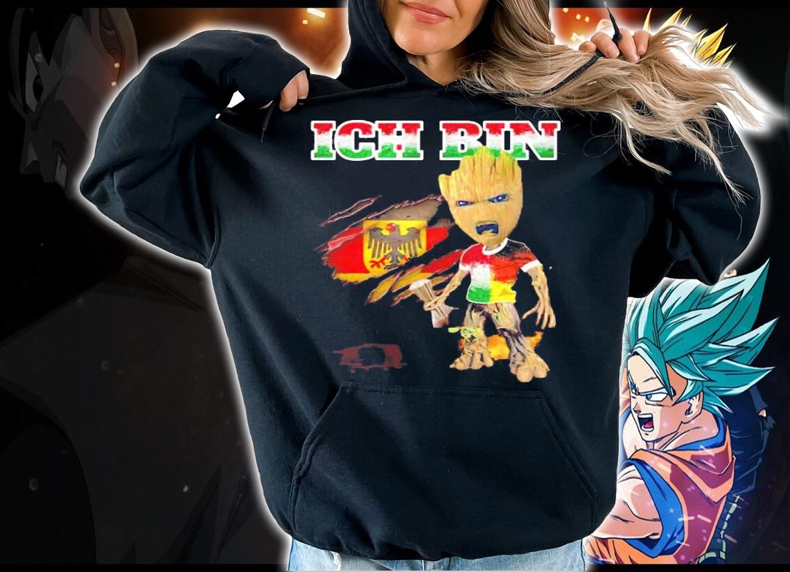 Ich Bin Groot Marvel shirt hoodie
