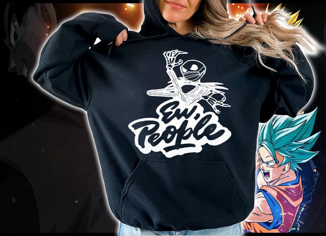 Jack Skellington face mask ew people shirt hoodie