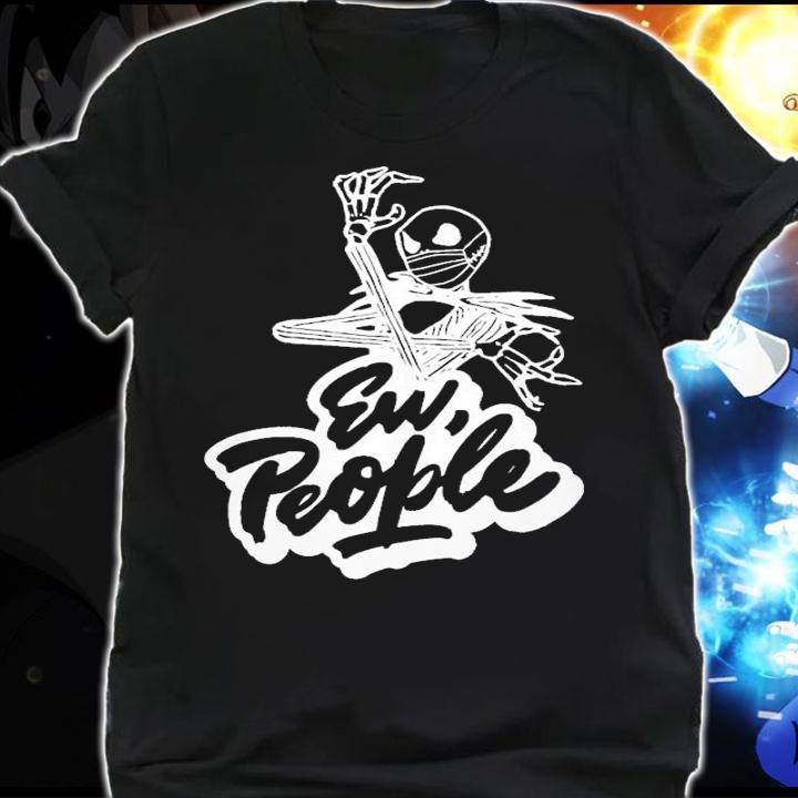 Jack Skellington face mask ew people shirt shirt