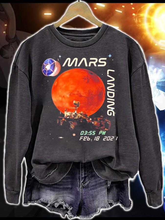 Mars Landing NASA shirt sweatshirt