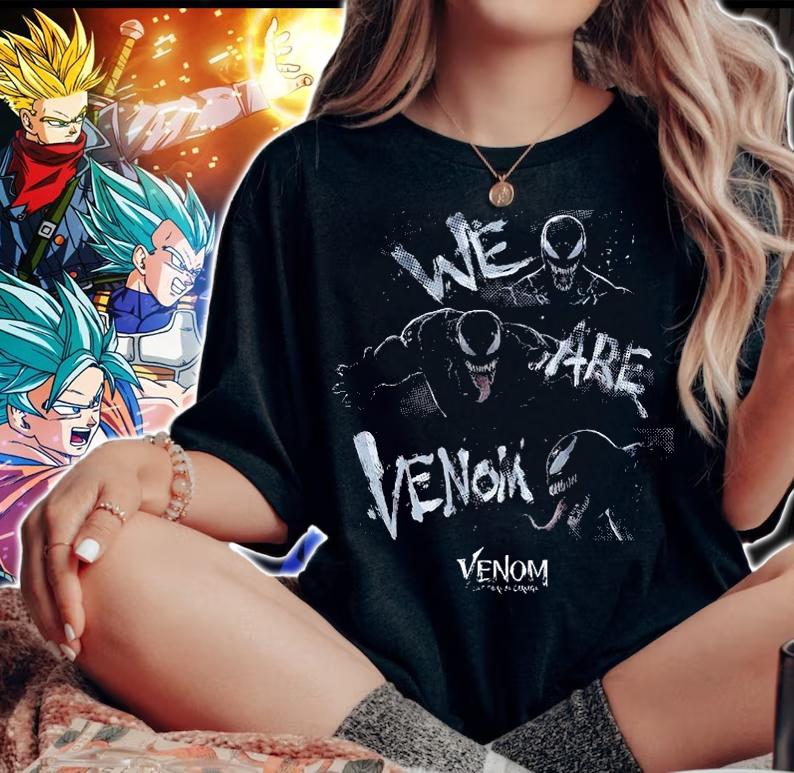 Marvel Venom 2 Let There Be Carnage We are Venom Panels T-shirt woman shirt