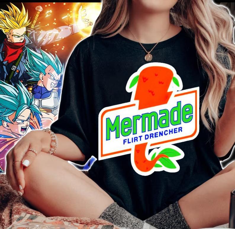Mermade flirt drencher shirt woman shirt