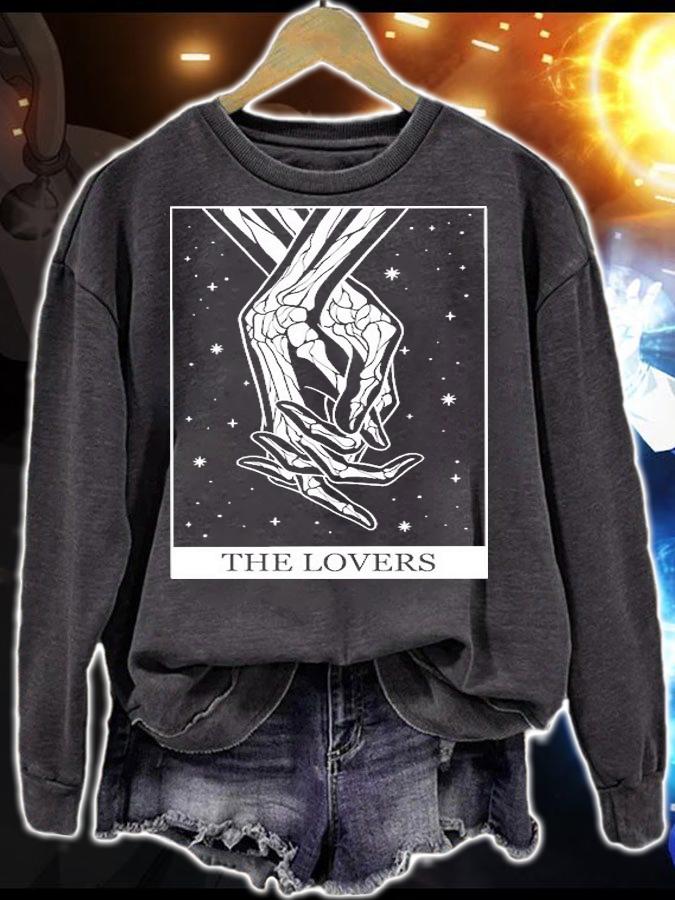 Modern Tarot card The Lovers shirt sweatshirt