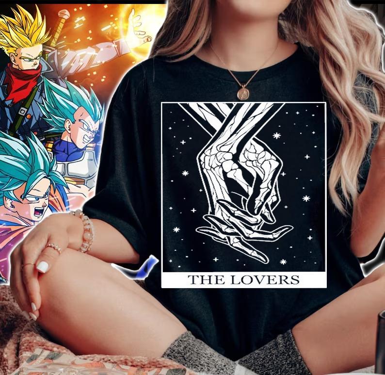 Modern Tarot card The Lovers shirt woman shirt