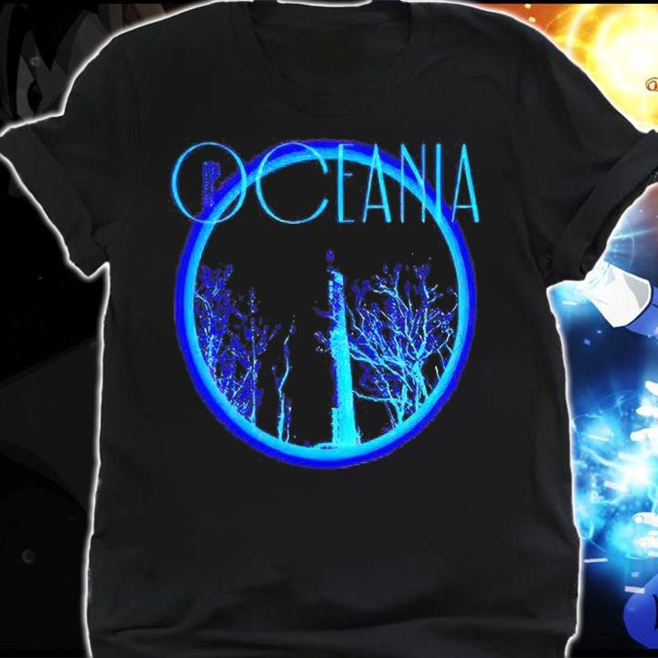 Oceania gradient circle T-shirt shirt