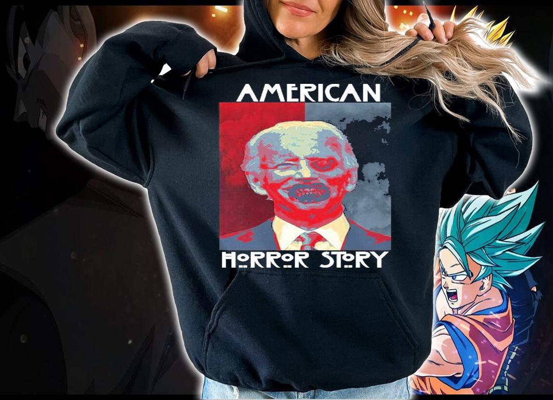 American Horror Funny Anti Biden Halloween T-Shirt hoodie