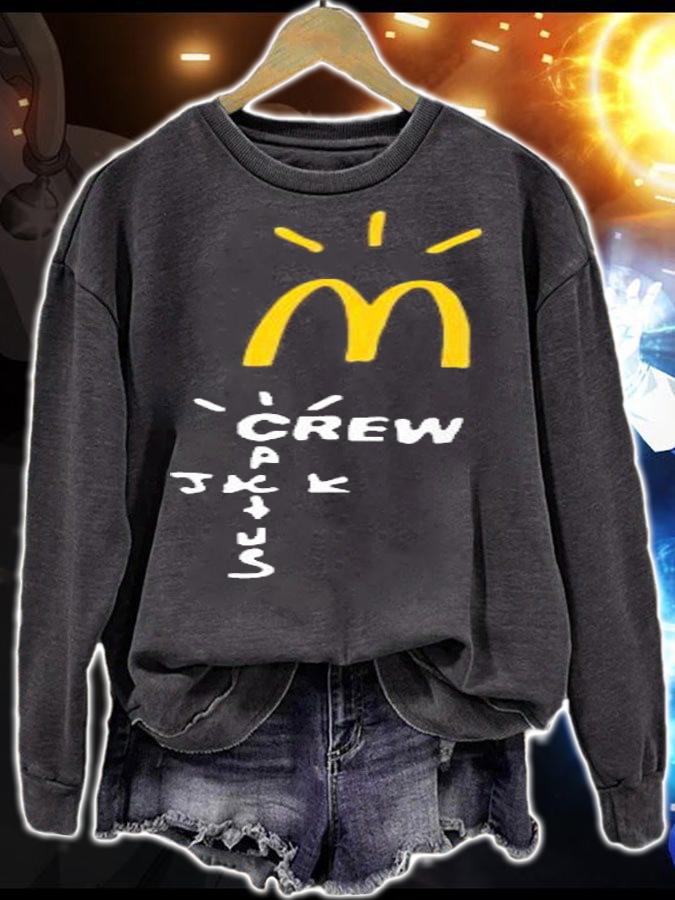 Cactus Jack McDonalds shirt sweatshirt