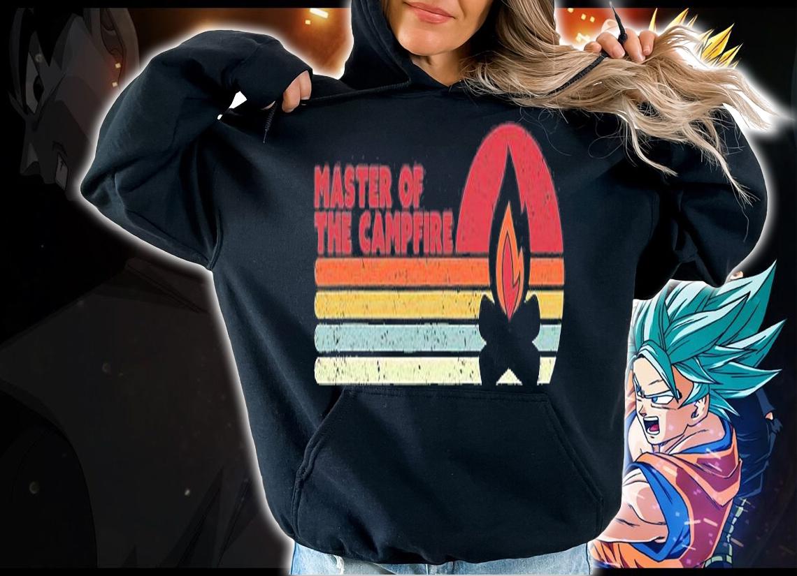 Camping Retro Style Master Of The Campfire T-Shirt hoodie