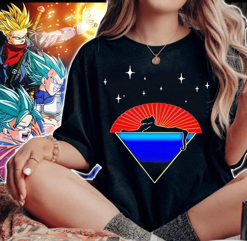 Cat Under the Stars shirt woman shirt