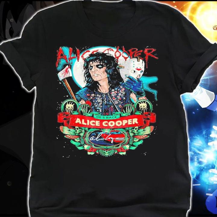 Alice Cooper he's back signature shirt shirt