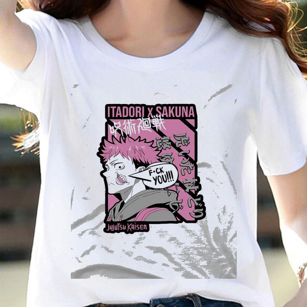 Best itadori x Sukuna said Fuck you Jujutsu Kaisen shirt woman shirt
