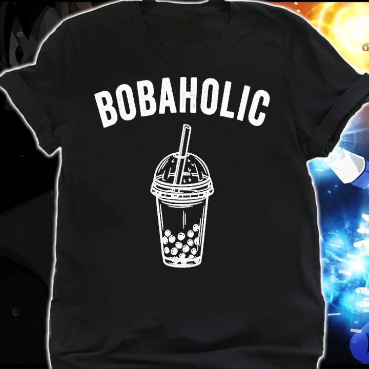 Bobaholic bubble tea boba tea T-shirt shirt