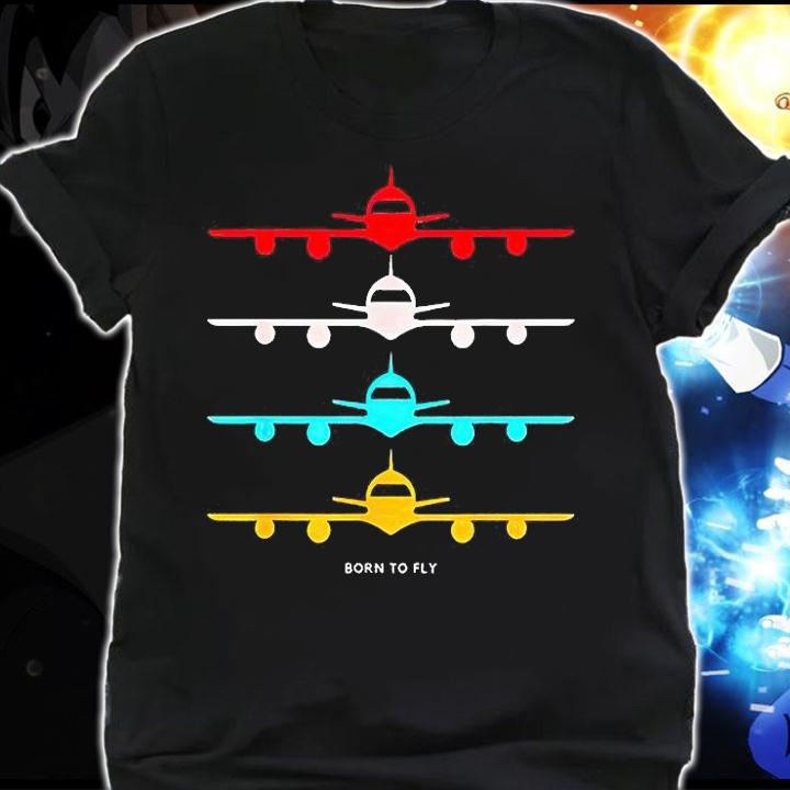 Born to Fly Airplane T-shirt shirt