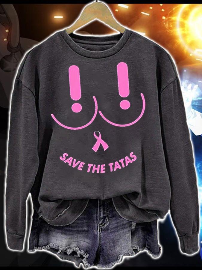 Breast Cancer Save the Tatas T-shirt sweatshirt
