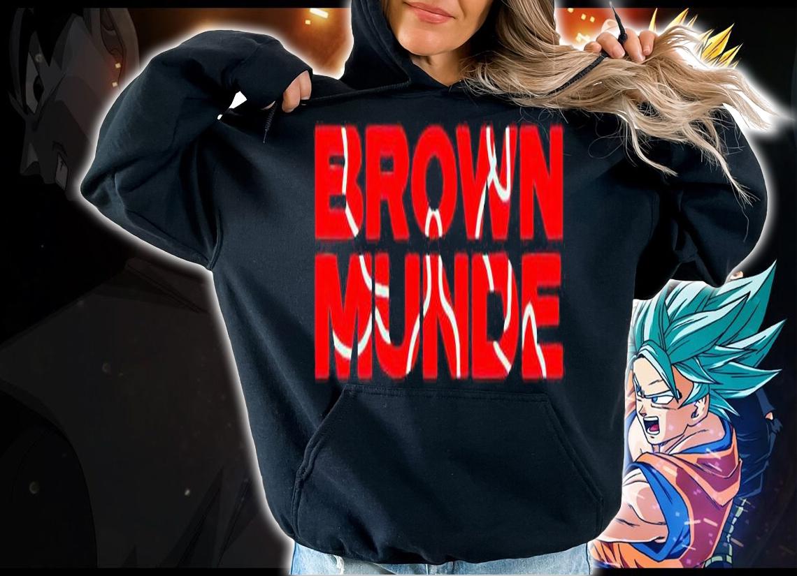 Brown Munde T-shirt hoodie