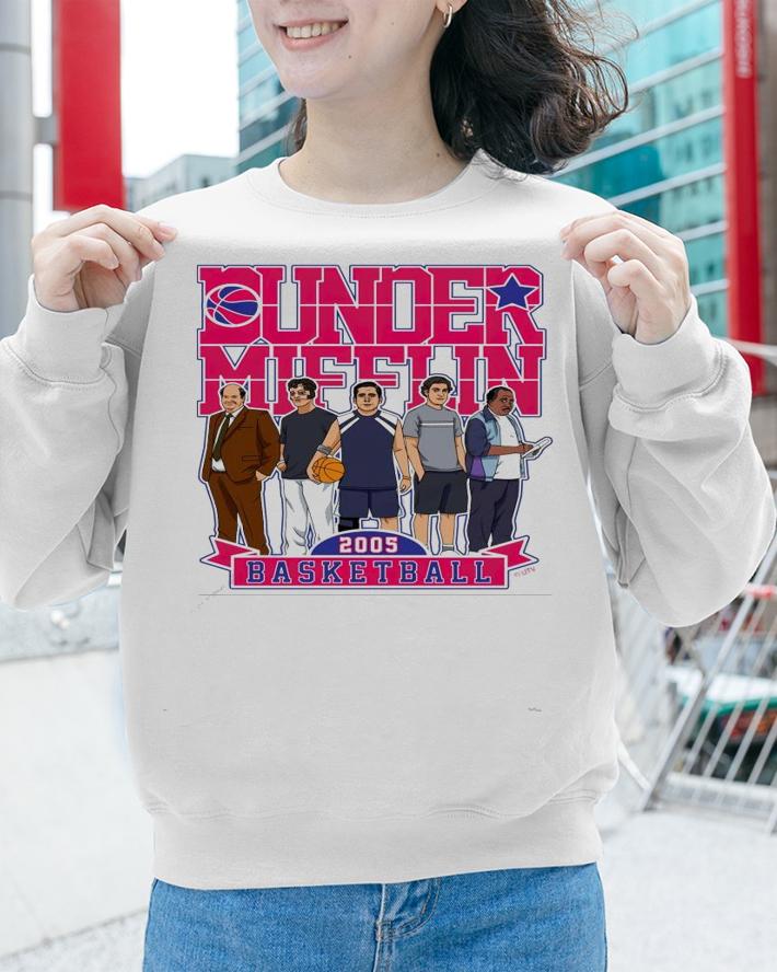 Dunder Mifflin 2005 basketball dream team shirt sweatshirt