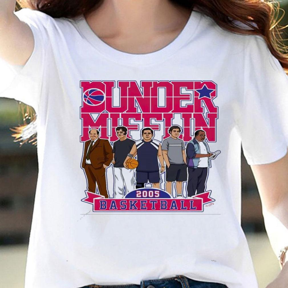Dunder Mifflin 2005 basketball dream team shirt woman shirt