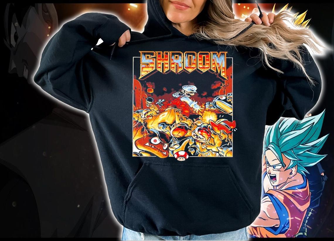 Mario Shrooms of doom shirt hoodie