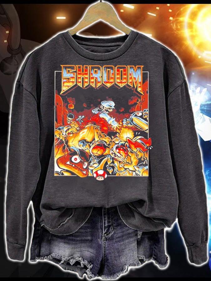 Mario Shrooms of doom shirt sweatshirt