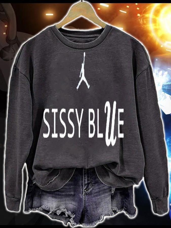 NCAA football sissy blue UCLA T-shirt sweatshirt