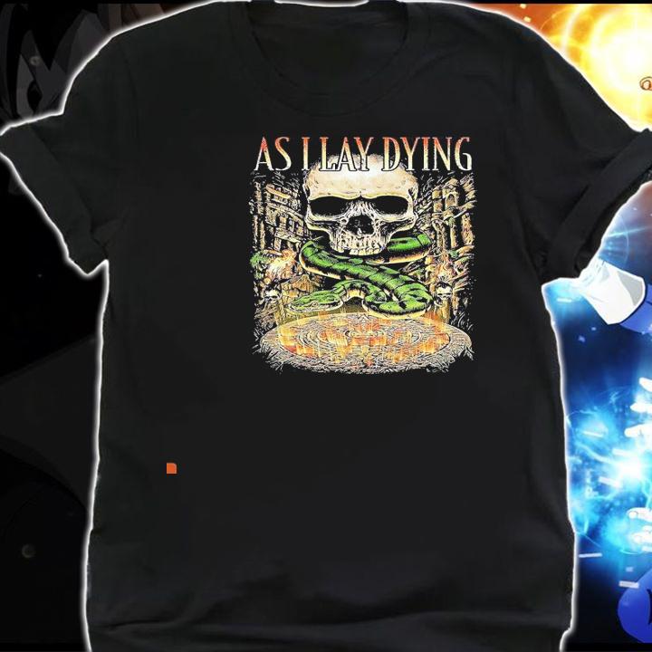 Snake and skull as I lay dying shirt shirt