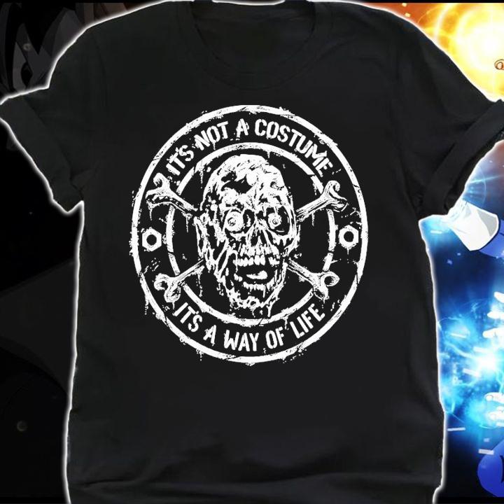 The return of the living dead it's not a costume it's a way of life shirt shirt