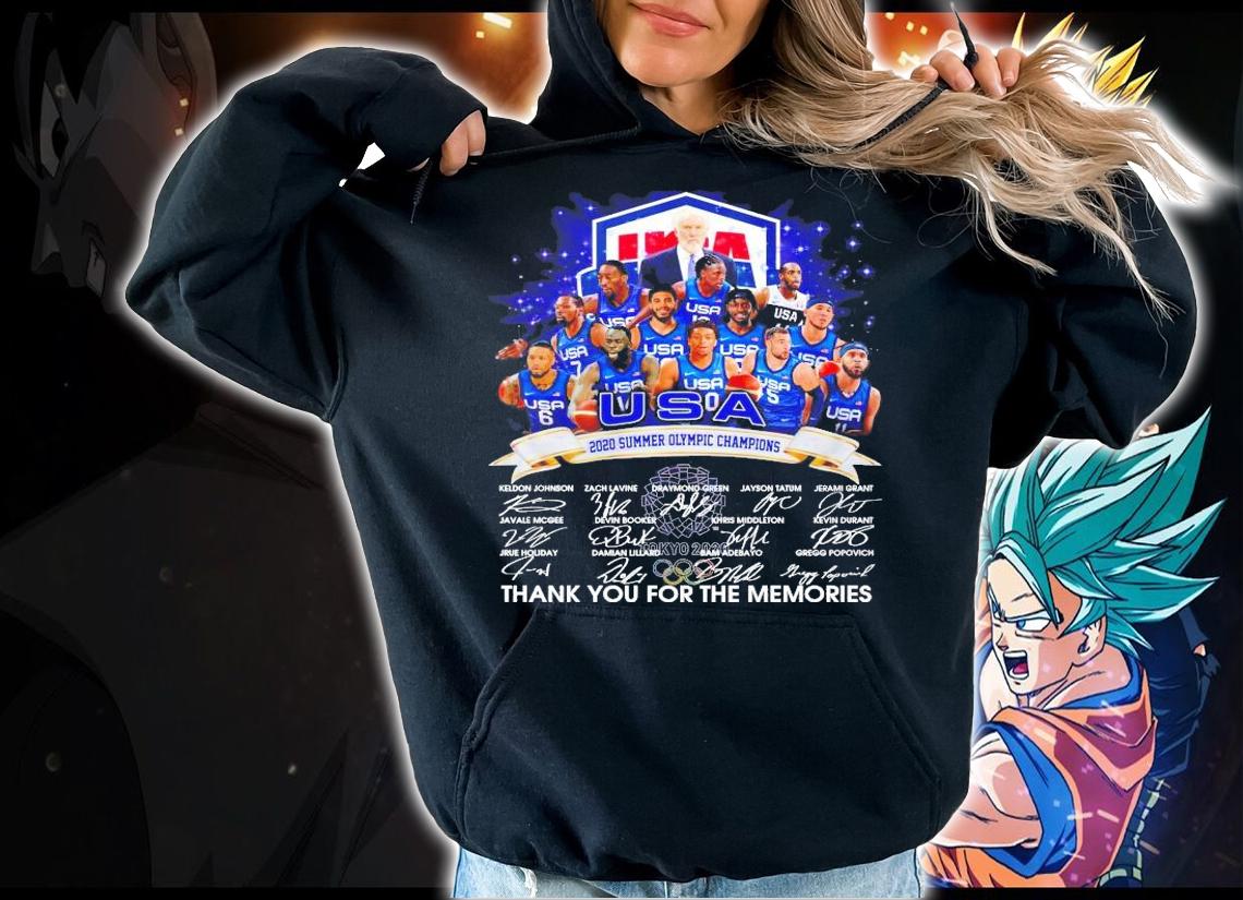 USA 2020 Summer Olympic Champions thank you for the memories shirt hoodie