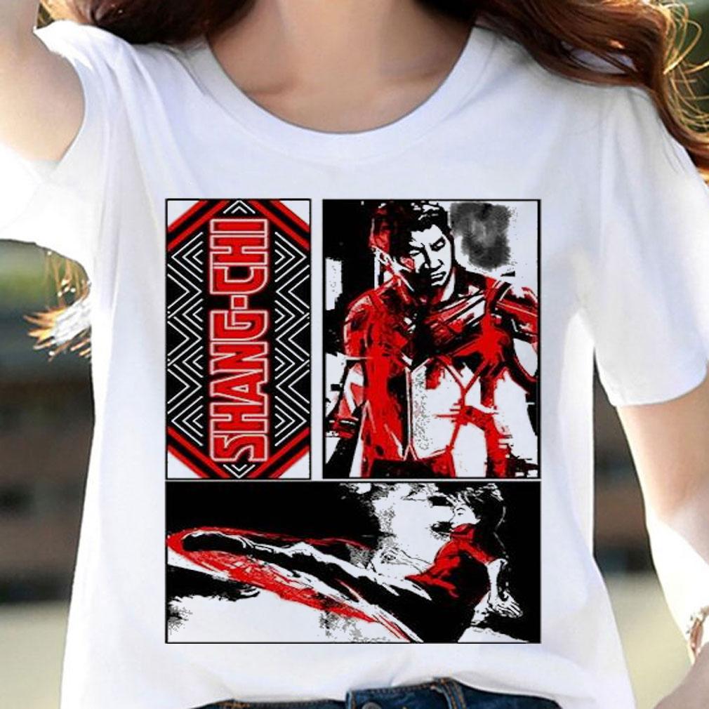 Marvel Studios Shang-Chi And The Legend Of The Ten Rings Shang-Chi Foot Way T-shirt woman shirt