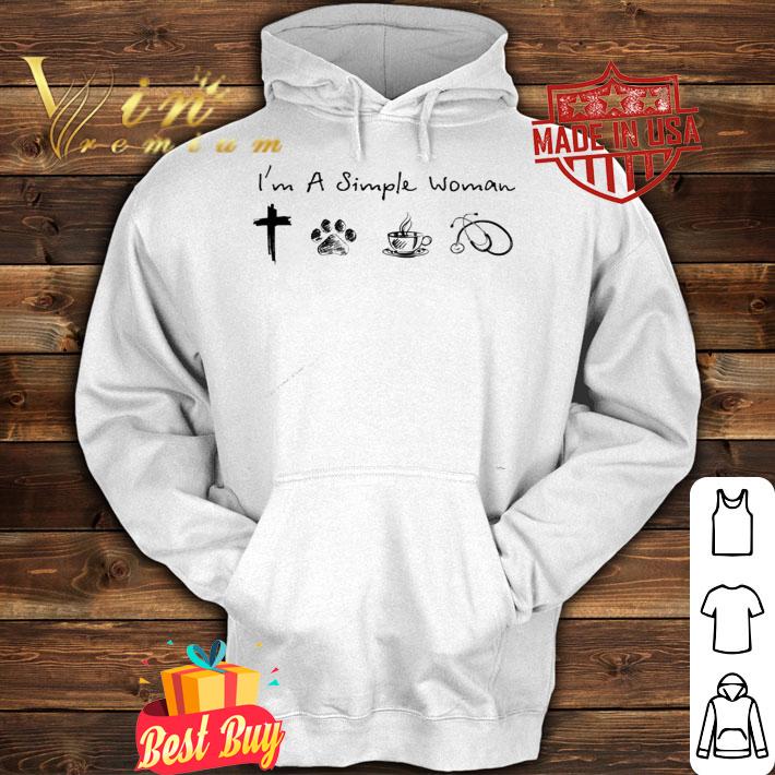 I'm a simple woman Jesus dog coffee and Nurse shirt hoodie